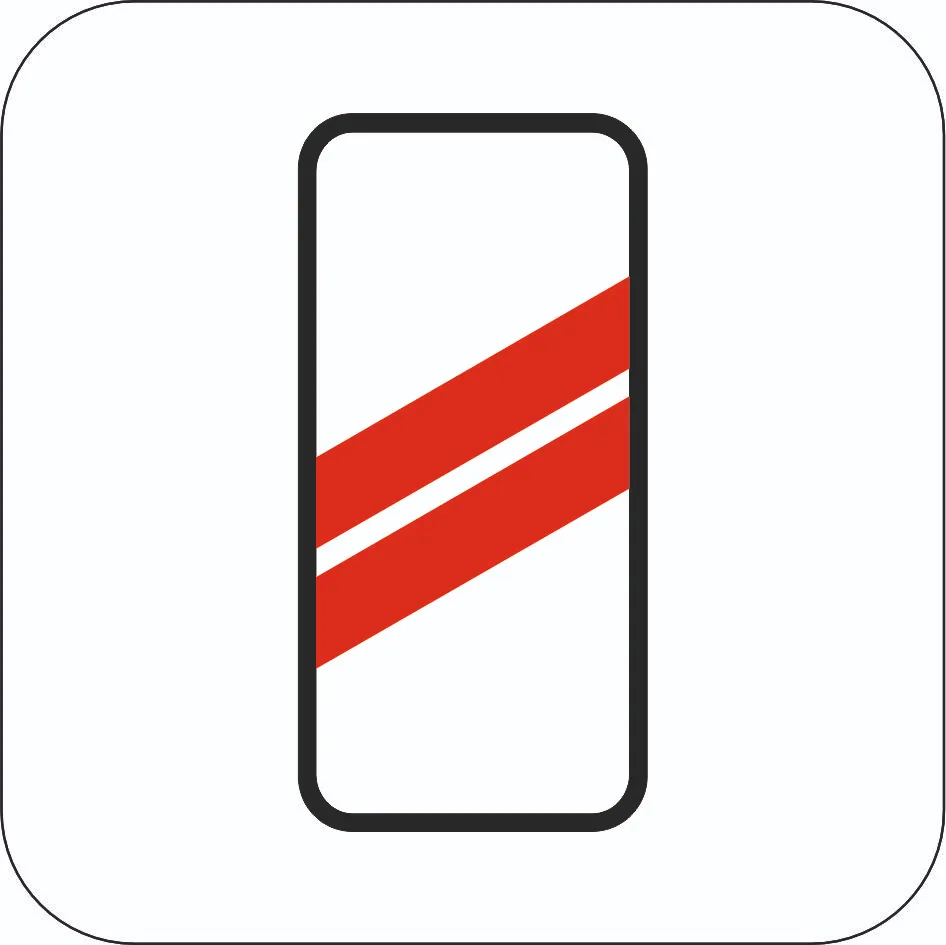 Approach to a level crossing - Sign 1.31.1, 1.31.2, 1.31.3, 1.31.4, 1.31.5, 1.31.6